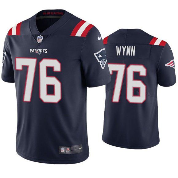 Men New England Patriots 76 Isaiah Wynn Nike Navy Limited NFL Jersey